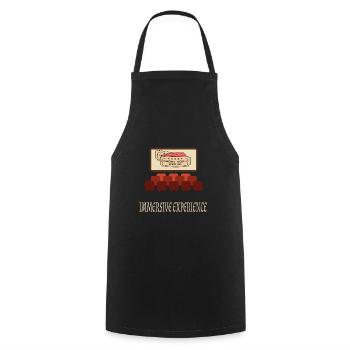 Film Movie Lovers Retro Vintage Classic Cinema TV - Cooking Apron - black - Front - AI Model Male 185 dark (185cm)