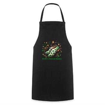 Irish Dancing Ireland Outfit Irish Music - Cooking Apron - black - Front - AI Model Male 185 dark (185cm)