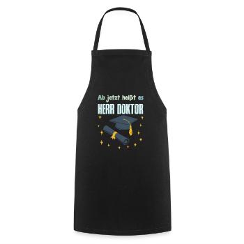Désormais, il s’appelle M. Docteur - Tablier de cuisine - noir - Devant - AI Model Male 185 dark (185cm)