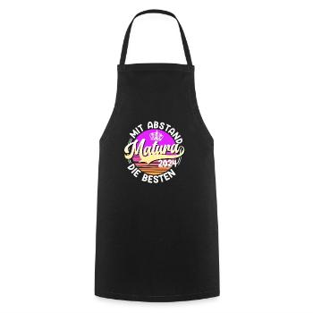 MATURA 2024 De loin le meilleur diplômé du secondaire - Tablier de cuisine - noir - Devant - AI Model Male 185 dark (185cm)