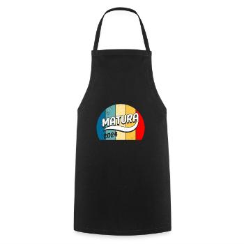 Maturité 2024 Certificat de fin d’études secondaires 2024 - Tablier de cuisine - noir - Devant - AI Model Male 185 dark (185cm)