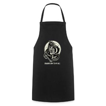 Geschenk Für Buchliebhaber Mit - Kochschürze - Schwarz - Vorne - AI Model Male 185 dark (185cm)
