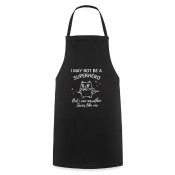 K-Drama Lover Funny KDrama Mom - Cooking Apron - black - Front - AI Model Male 185 dark (185cm)