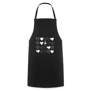 K-Drama Liebhaber Lustig KDrama Mutter - Kochschürze - Schwarz - Vorne - AI Model Male 185 dark (185cm)