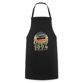 Original Since 1994 Vintage Birthday Gift - Cooking Apron - black - Front - AI Model Male 185 dark (185cm)
