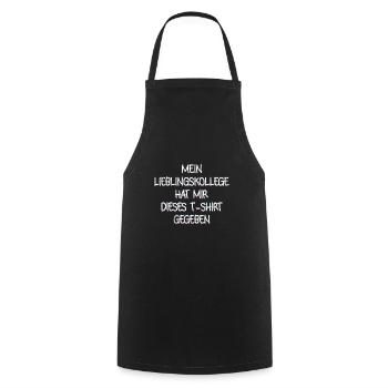 Abschied Mein Lieblingskollege Dieses T-Shirt - Kochschürze - Schwarz - Vorne - AI Model Male 185 dark (185cm)