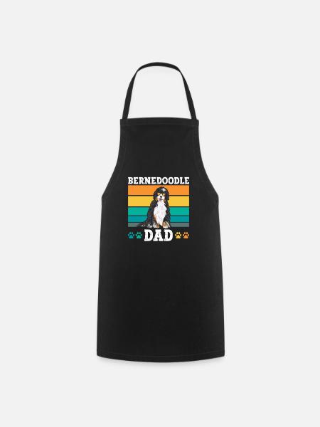 Bernedoodle Hund - Kochschürze - Schwarz