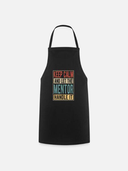 Mentor Retro Geschenk - Kochschürze - Schwarz