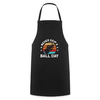 Ballon Dodgeball Hexagon Pit Sports Gaga - Tablier de cuisine - noir - Devant - AI Model Male 185 dark (185cm)