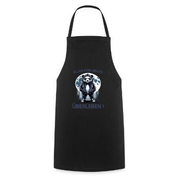 I hate people morning grouch in the office funny - Cooking Apron - black - Front - AI Model Male 185 dark (185cm)