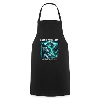 Creepy Sirens, Horror Mermaid, Creepy - Cooking Apron - black - Front - AI Model Male 185 dark (185cm)
