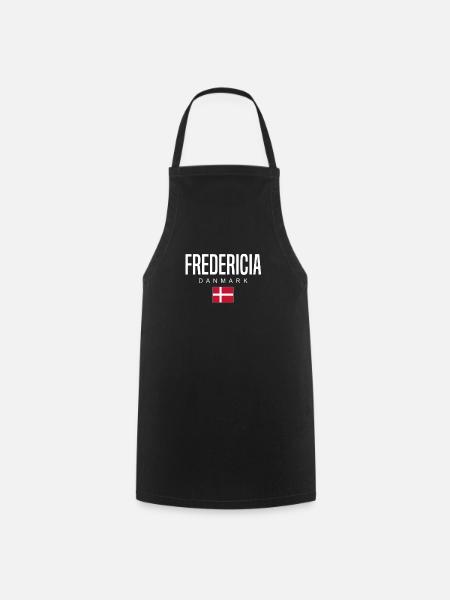 Fredericia Dänemark - Kochschürze - Schwarz