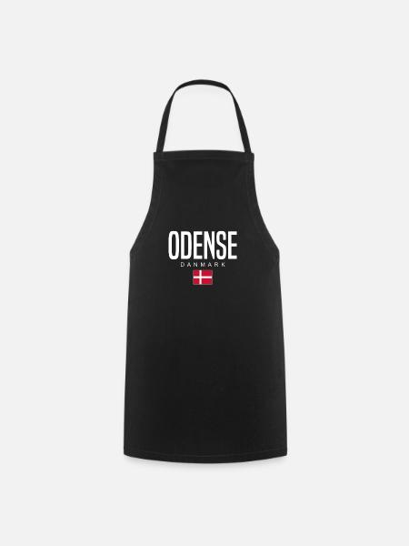 Odense Dänemark - Forklæde - sort