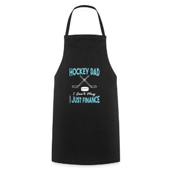 Papa - Tablier de cuisine - noir - Devant - AI Model Male 185 dark (185cm)