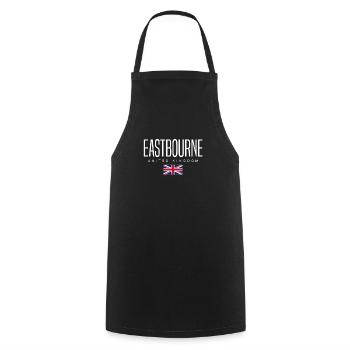 Eastborne, United Kingdom - Cooking Apron - black - Front - AI Model Male 185 dark (185cm)
