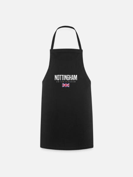 Nottingham England Großbritannien - Kochschürze - Schwarz