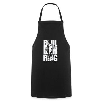 L’escalade de bloc est le meilleur sport - Tablier de cuisine - noir - Devant - AI Model Male 185 dark (185cm)