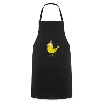 Canary Pet - Cooking Apron - black - Front - AI Model Male 185 dark (185cm)