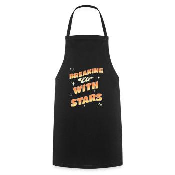Break Up Divorce Quotes New Start Motivational - Cooking Apron - black - Front - AI Model Male 185 dark (185cm)
