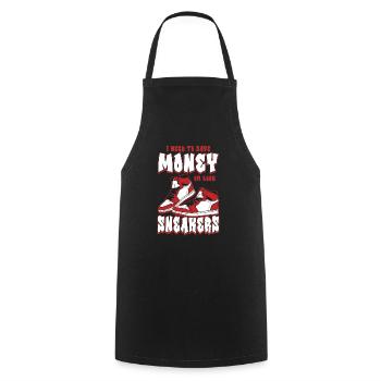 Sneaker Collector - Cooking Apron - black - Front - AI Model Male 185 dark (185cm)