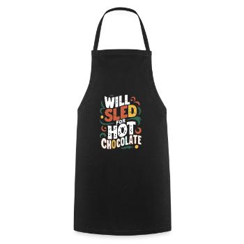 Luge Neige Luge Sport d’hiver Winter Outdood - Tablier de cuisine - noir - Devant - AI Model Male 185 dark (185cm)