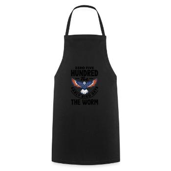 Embrace the Mission Military Time Adventure Call - Cooking Apron - black - Front - AI Model Male 185 dark (185cm)