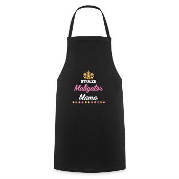Hundemama STOLZE MALIGATOR MAMA Belgischer - Kochschürze - Schwarz - Vorne - AI Model Male 185 dark (185cm)