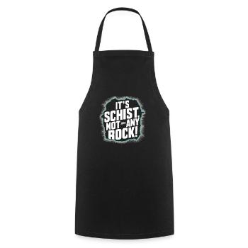 Geology Stone Hunt Agate Hunter Stone Collecting - Cooking Apron - black - Front - AI Model Male 185 dark (185cm)