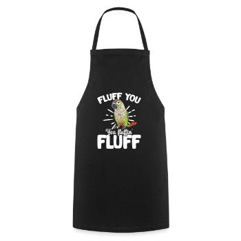 Molina Parakeet Parrot Bird Parakeet - Cooking Apron - black - Front - AI Model Male 185 dark (185cm)