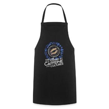 Microbiologist Microbiology Lab Staph Biology - Cooking Apron - black - Front - AI Model Male 185 dark (185cm)