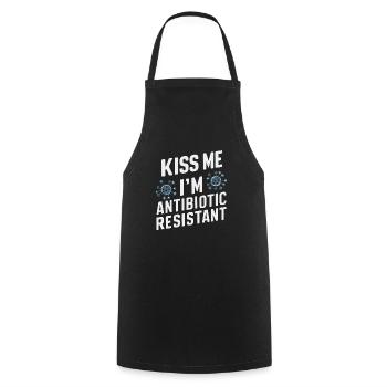 Microbiologist Microbiology Lab Staph Biology - Cooking Apron - black - Front - AI Model Male 185 dark (185cm)