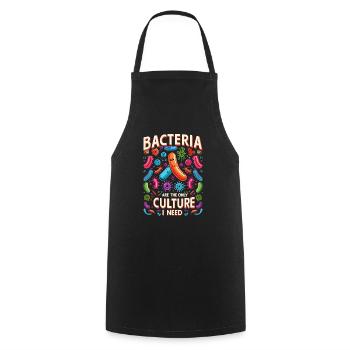 Microbiologist Microbiology Lab Staph Biology - Kochschürze - Schwarz - Vorne - AI Model Male 185 dark (185cm)