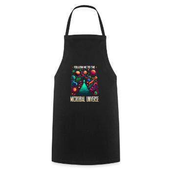 Microbiologist Microbiology Lab Staph Biology - Cooking Apron - black - Front - AI Model Male 185 dark (185cm)
