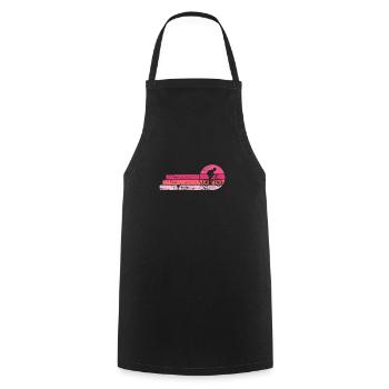 Entraînement de fitness à vélo - Tablier de cuisine - noir - Devant - AI Model Male 185 dark (185cm)