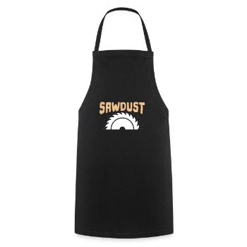 Sciure de bois Sciure de bois Hommes - Tablier de cuisine - noir - Devant - AI Model Male 185 dark (185cm)