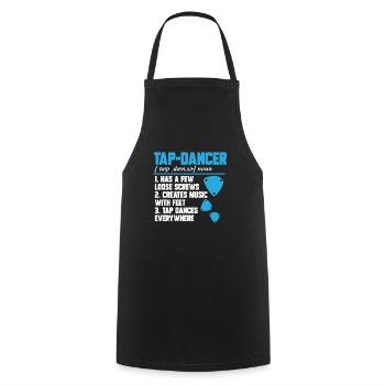 Tap Dance Teacher Tap Dancer Tap Dance - Cooking Apron - black - Front - AI Model Male 185 dark (185cm)