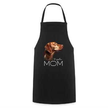 Vizsla Maman - Tablier de cuisine - noir - Devant - AI Model Male 185 dark (185cm)