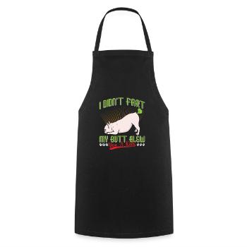 Frenchie Didn't Fart My Butt Blew You A Kiss Dogs - Cooking Apron - black - Front - AI Model Male 185 dark (185cm)