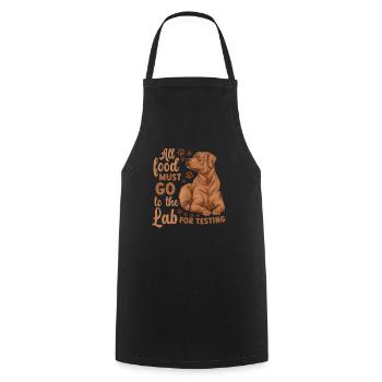 Fuchsroter Labrador Retriever Fox Red Labrador - Cooking Apron - black - Front - AI Model Male 185 dark (185cm)