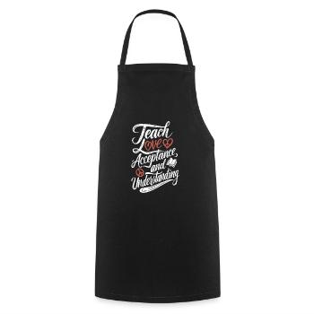 Sonderpädagogik-lehrer "sped Teacher Inclusion" - Cooking Apron - black - Front - AI Model Male 185 dark (185cm)