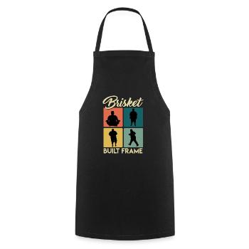 Carnivore BISKET BUILT FRAME BBQ - Cooking Apron - black - Front - AI Model Male 185 dark (185cm)