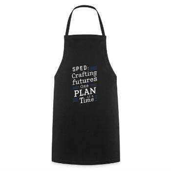 Sonderpädagogik-lehrer „sped Teacher Inclusion“ - Cooking Apron - black - Front - AI Model Male 185 dark (185cm)