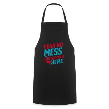 School administrators School staff Caretakers - Cooking Apron - black - Front - AI Model Male 185 dark (185cm)