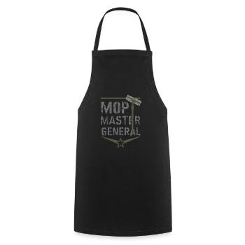 School administrators School staff Caretakers - Cooking Apron - black - Front - AI Model Male 185 dark (185cm)