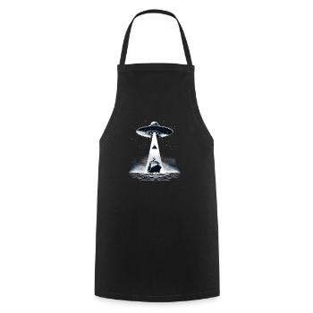 Mysterious disappearances in the Bermuda Triangle - Cooking Apron - black - Front - AI Model Male 185 dark (185cm)