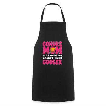 Parakeet, Parrot, Parakeet, Bird - Cooking Apron - black - Front - AI Model Male 185 dark (185cm)