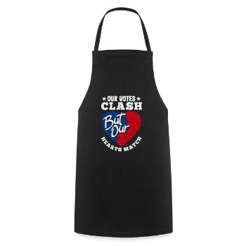 United In Love Unity Patriotic American - Kochschürze - Schwarz - Vorne - AI Model Male 185 dark (185cm)