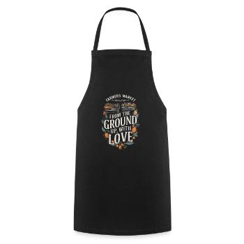 Marché fermier Agriculture Agriculture Alimentation - Tablier de cuisine - noir - Devant - AI Model Male 185 dark (185cm)
