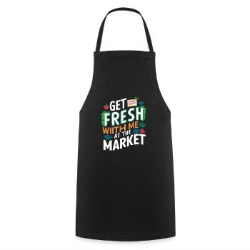 Marché fermier Agriculture Alimentation - Tablier de cuisine - noir - Devant - AI Model Male 185 dark (185cm)