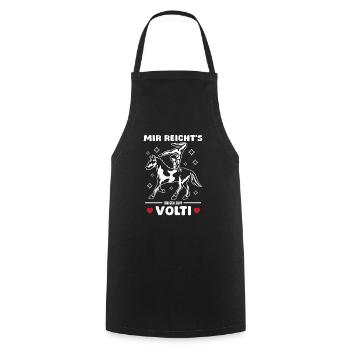 Loves Horse Vaulting Gift - Cooking Apron - black - Front - AI Model Male 185 dark (185cm)